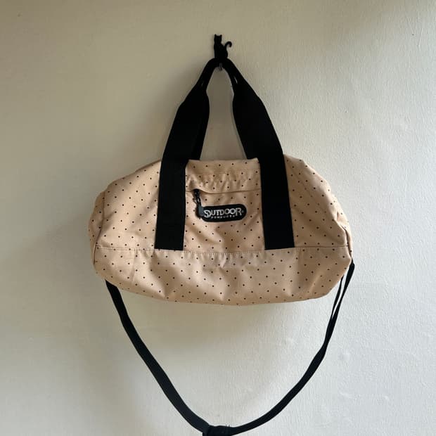 땡땡이 보스턴백 