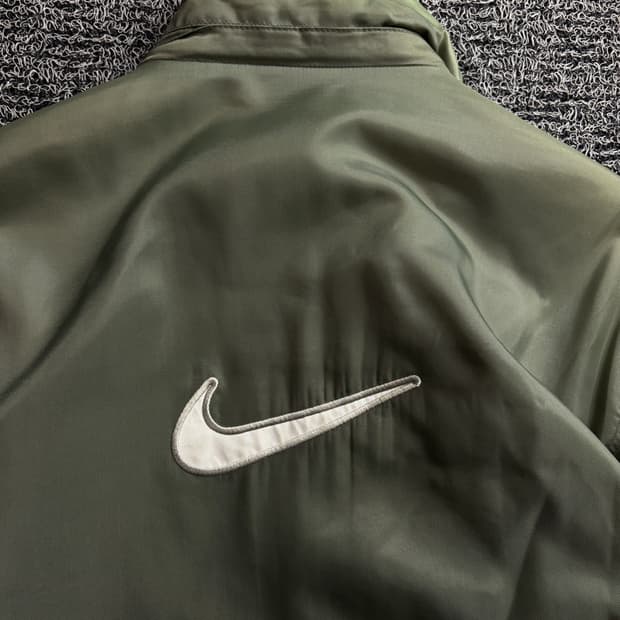 00s 나이키 빅스우시 드랩 카키 야상 자켓 3842