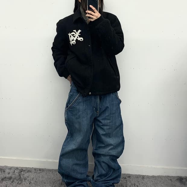 타미힐피거 배기 데님