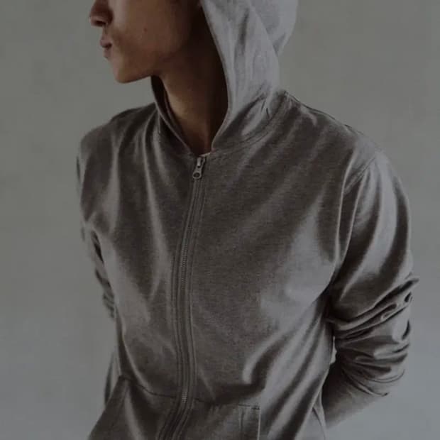 모노프리베 텍스처 후드집업 2사이즈 