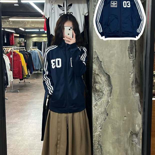 아디다스 오리지날 져지 네이비 100 #csz2338