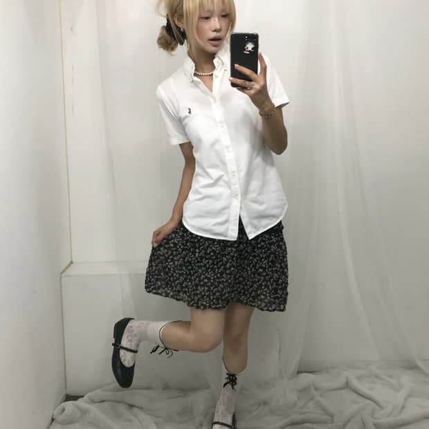 폴로 멀티포니 화이트 데일리 코디 set