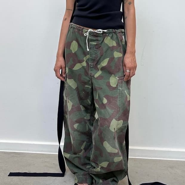 80s 핀란드군 m62 리버시블 오버 팬츠 nhogirl