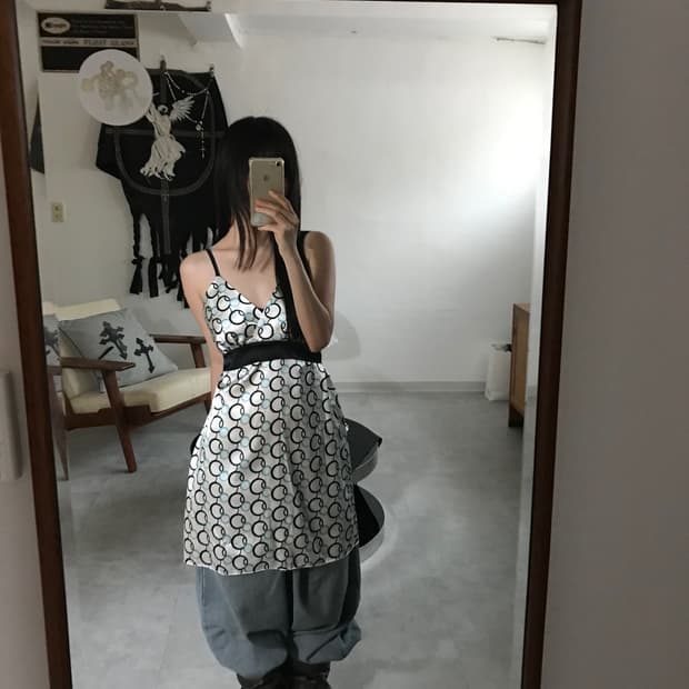 vintage pattern one-piece