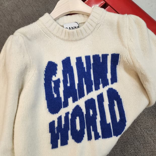가니 GANNI 니트 xs