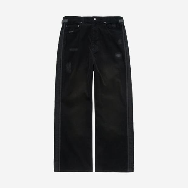 [3]폴리테루 리빌드 코듀로이 고시마 팬츠 블랙+브라운 페이디드