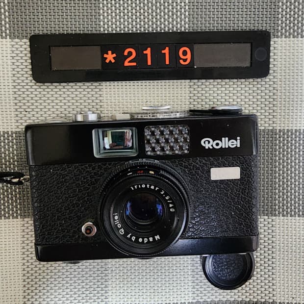 롤라이 35 B 필름카메라 블랙바디