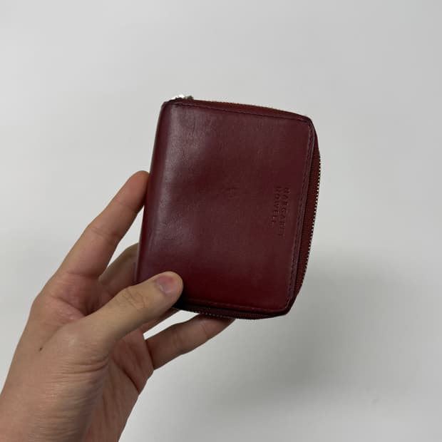 Margaret Howell half zip wallet