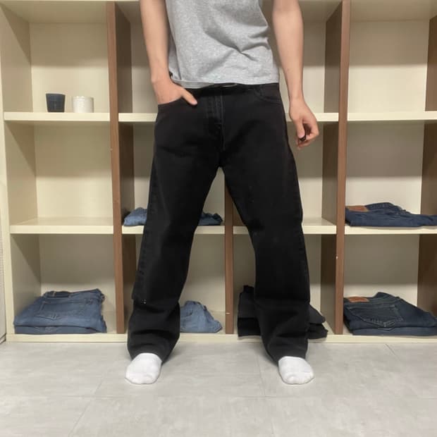 34x32 리바이스 Levi’s 569 흑청