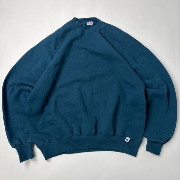 90s Russell Sweatshirt (teal blue)