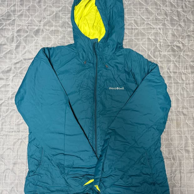 Montbell 리버서블 경량패딩 남성 s 여성 xl