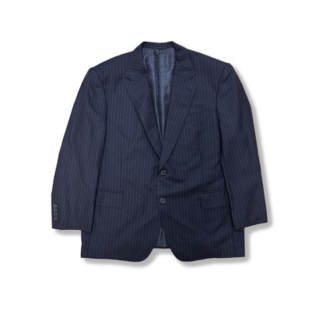랑방 스트라이프 테일러 싱글자켓