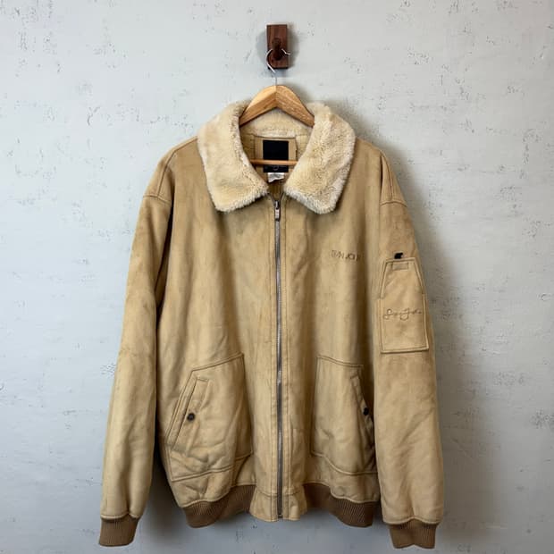 SeanJohn 션존 90s 올드스쿨 무스탕 자켓