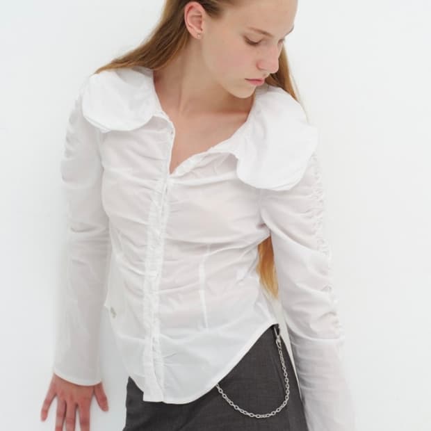 CERRIC 세릭 벌룬 카라 셔츠