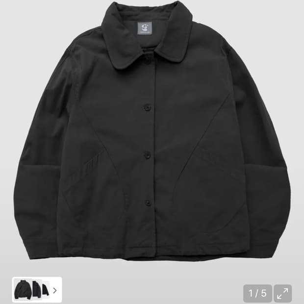 썸플레이스 싱글라운드 넥커브 코트자켓