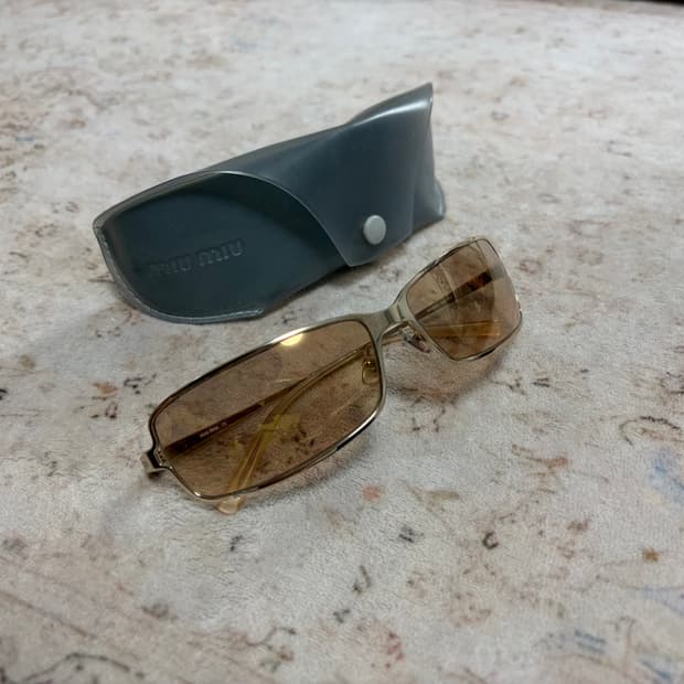Miu Miu Metal Frame Sunglasses