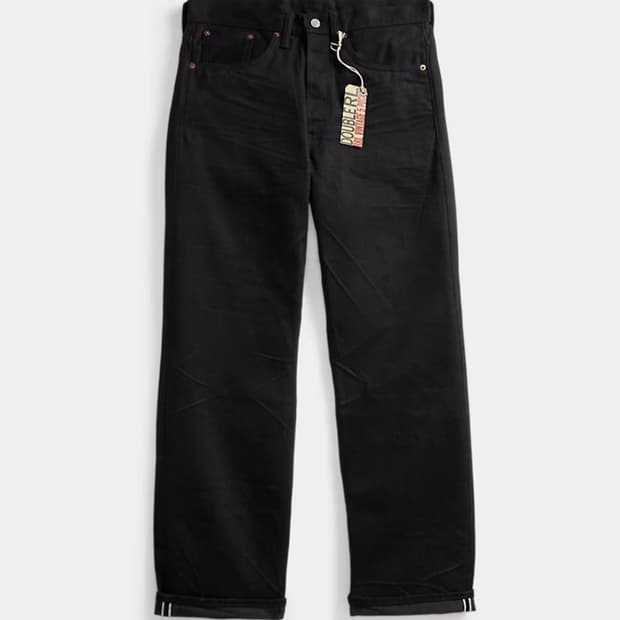 Rrl 빈티지5포켓 블랙온블랙 31/30