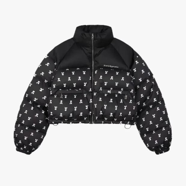 레스트앤레크레이션 크롭 패딩