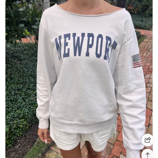 브랜디멜빌 뉴포트 오프숄더 맨투맨 (새상품)