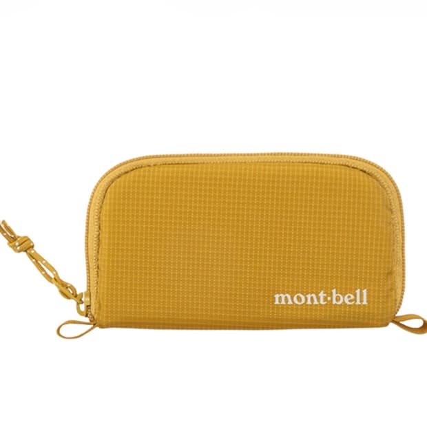 [ montbell / 몽벨 ] 미니 지퍼 월렛 옐로우 몽벨 카드지갑