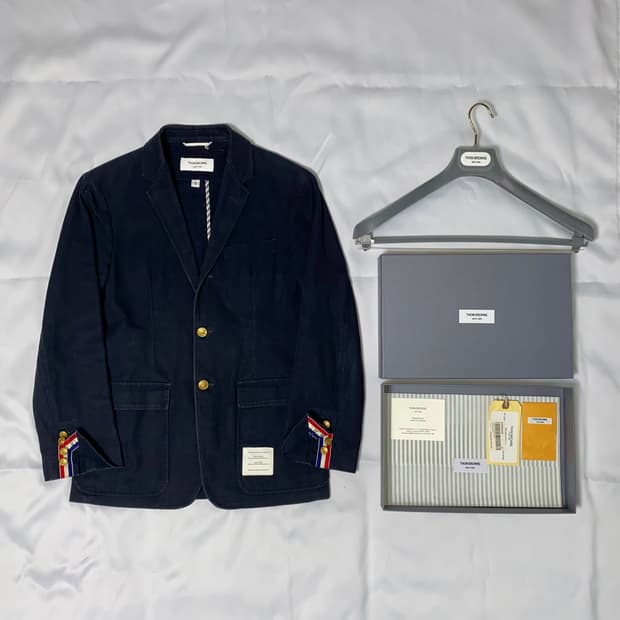 톰브라운 아카이브 금장 치노 자켓