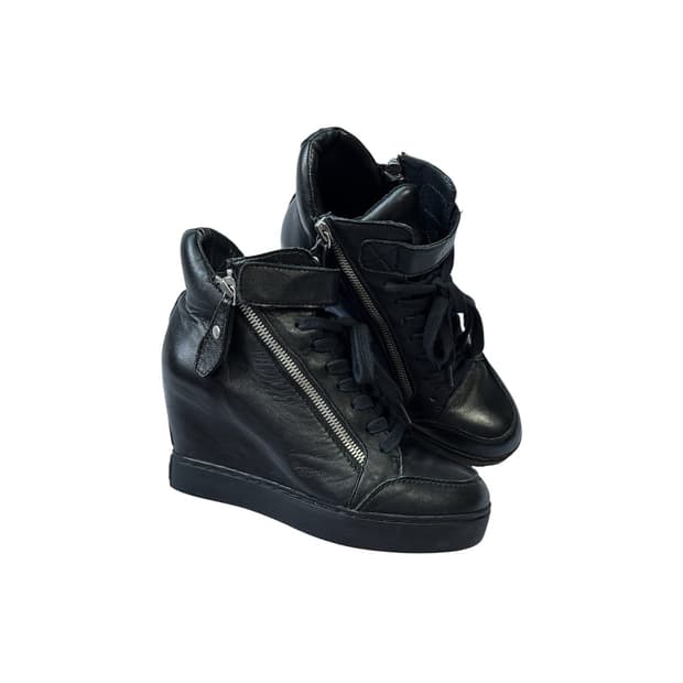 Wedge Zip Sneakers 36