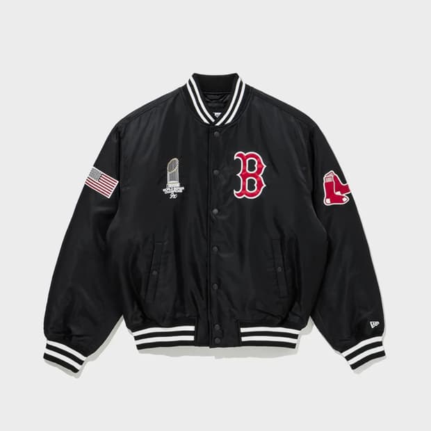 뉴에라 보스턴 레드삭스 월드시리즈 챔피언 재킷L