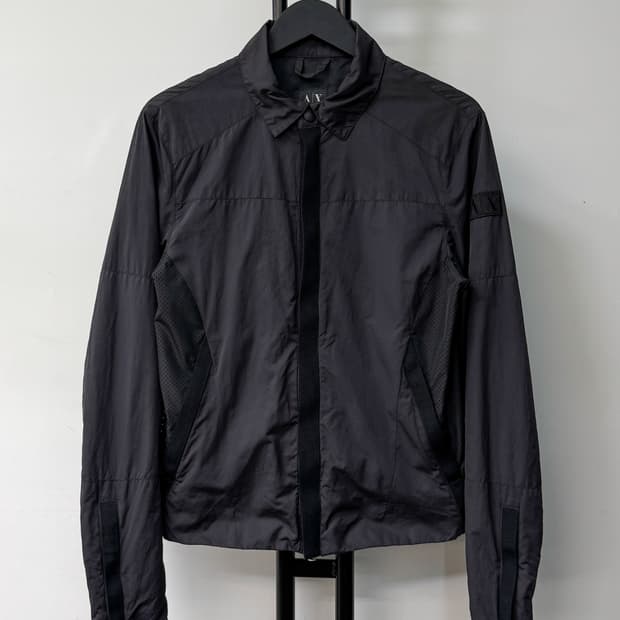 아르마니 익스체인지 폴리에스터 집 자켓