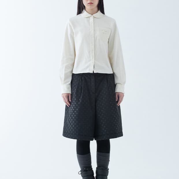 (2사이즈) 새상품 오헤시오 도트 하프 패딩 팬츠 DOT HALF PAD