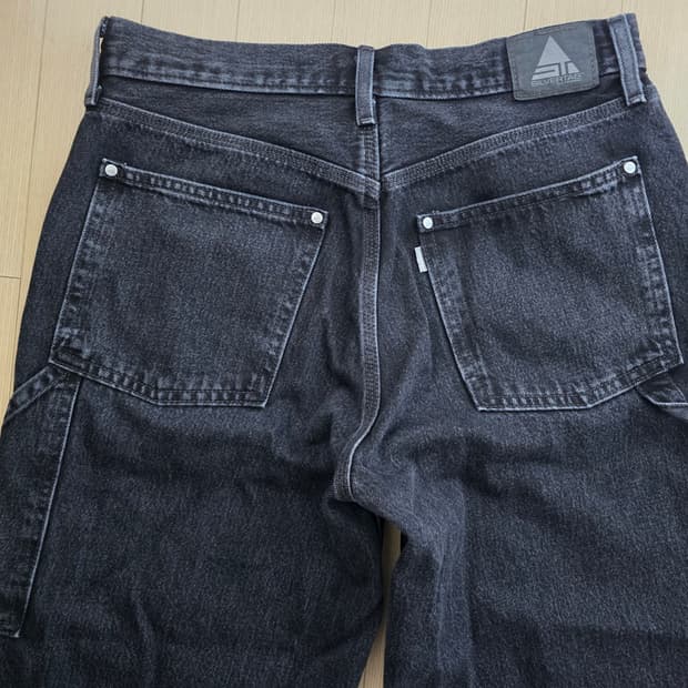 리바이스 실버탭 배기 카펜터 진 블랙 32