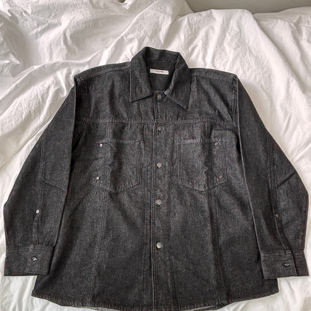 셔츠처럼, 자켓처럼. 8seconds 블랙 데님 아우터 L