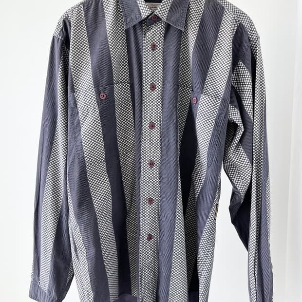 ARMANI JEANS 90s Stripe Shirt