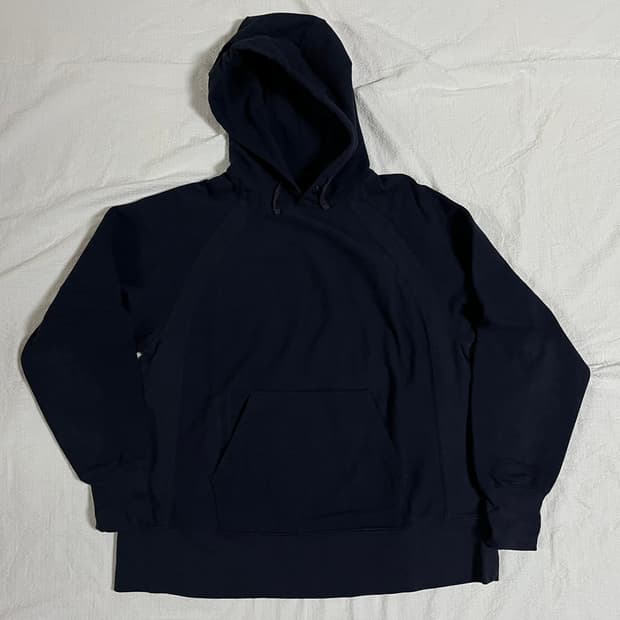 (M)엔지니어드가먼츠 스냅 후디 (네이비) 후드티