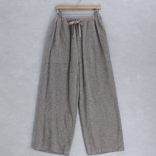 Time Lapse cotton / rayon wide pants