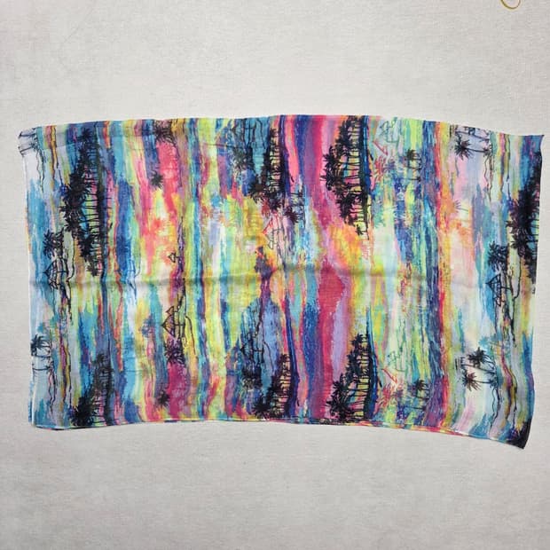 보헤미안 트로피컬 선셋 파레오