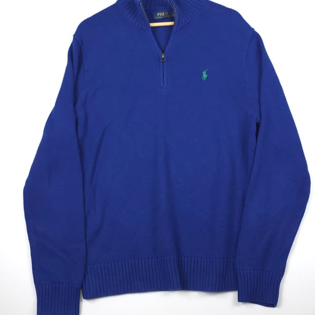 [L] 폴로 랄프로렌 코튼 하프집업 니트