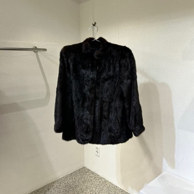 밍크 하프 코트