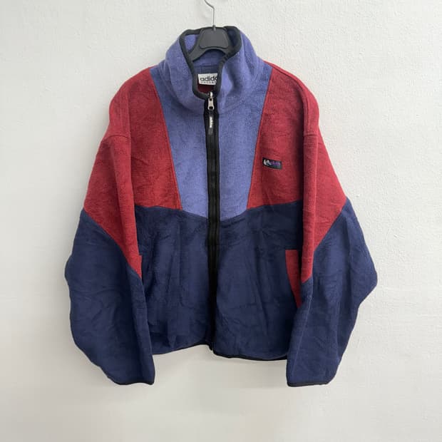 Made japan 90S아디다스 어드벤쳐 레어 컬러블록 플리스 M