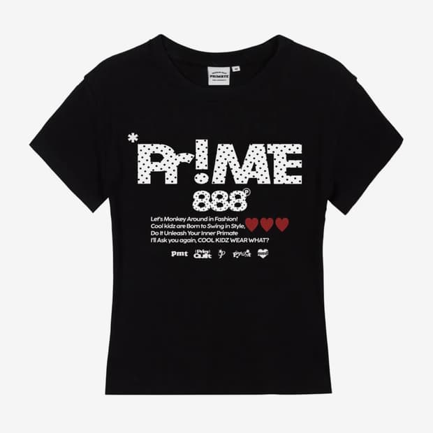 PRIMATE RALLY 여성 슬림핏 반팔티셔츠