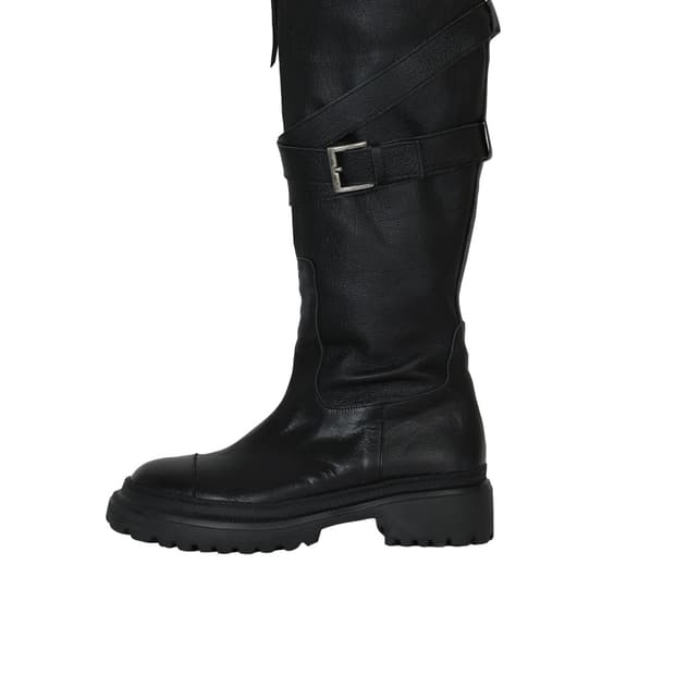 보헤미안서울 폴디드 벨트 롱부츠 225 팝니다