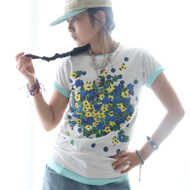 [45rpm] Flower Graphic T-Shirt