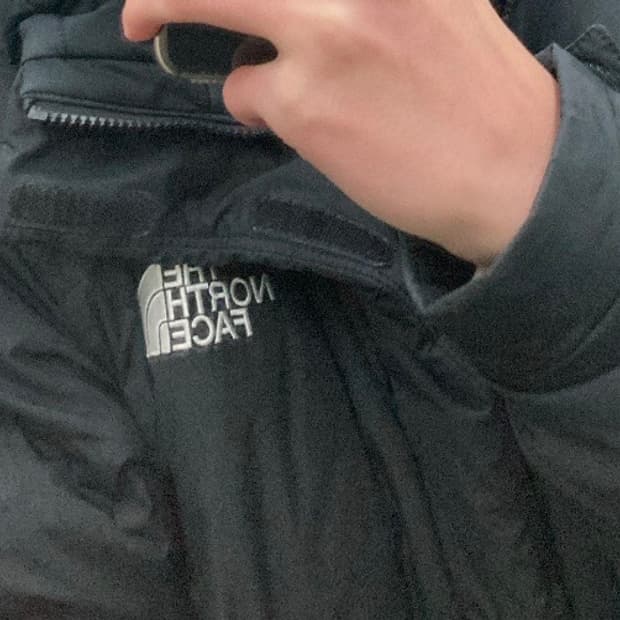 노스페이스 검정색 롱패딩