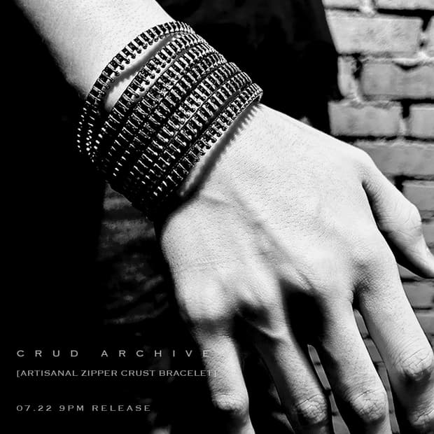 Made* ARTISANAL ZIPPER CRUST BRACELET