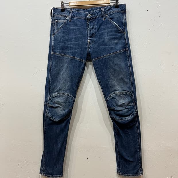 지스타로우 바이커 데님 팬츠