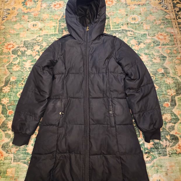  아디다스 Adidas
 오리저널 블랙 롱패딩