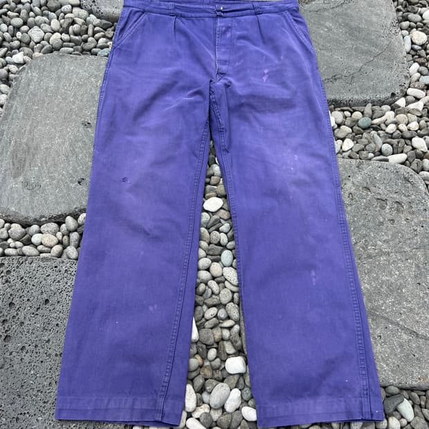 (36인치)OLD VINTAGE FADED PURPLE 프렌치워크팬츠