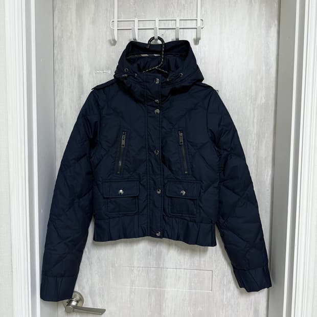 여성 XS / 버버리 퀄팅 크롭 자켓