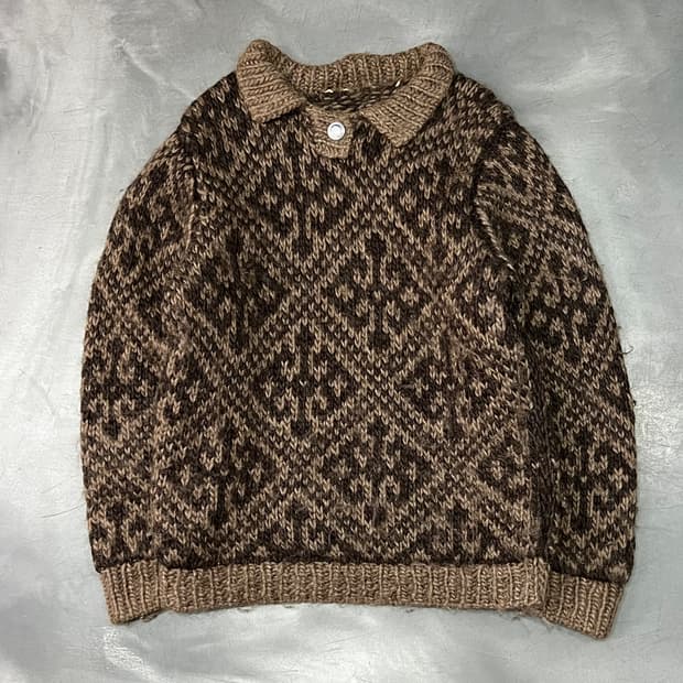  빈티지 카라 니트 y15246