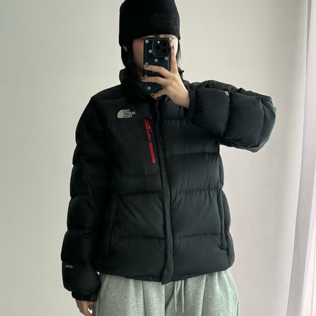 노스페이스 블랙 패딩