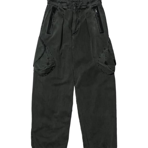 Hyeinseo dyed pants gray